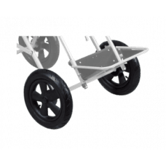 Передние пневматические большие колеса