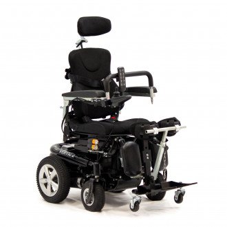 Инвалидная коляска с электроприводом и вертикализатором Met Vertic 2 в  Инвалидная коляска с электроприводом и вертикализатором Met Vertic 2 в