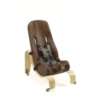 Кресло для детей инвалидов Special Tomato Sitter с деревянной стационарной базой в  Кресло для детей инвалидов Special Tomato Sitter с деревянной стационарной базой в