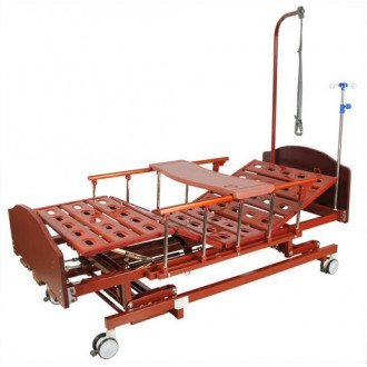 Кровать c механ.приводом Belberg 31-026H,3 функц. с ростоматом ЛДСП (без матраса) в  Кровать c механ.приводом Belberg 31-026H,3 функц. с ростоматом ЛДСП (без матраса) в