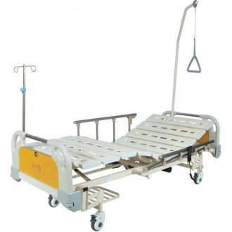 Кровать функциональная с электроприводом Belberg 6-67 (2 функции) с ростоматом, (без матраса) пластик в  Кровать функциональная с электроприводом Belberg 6-67 (2 функции) с ростоматом, (без матраса) пластик в