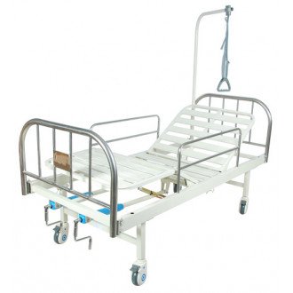 Кровать c механ. приводом на колёсах Belberg 8-07 (без матраса) в  Кровать c механ. приводом на колёсах Belberg 8-07 (без матраса) в