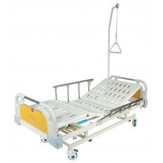 Кровать с механ.приводом Belberg 31-26, 3 функц. с ростоматом ПЛАСТИК(без матраса+столик) в  Кровать с механ.приводом Belberg 31-26, 3 функц. с ростоматом ПЛАСТИК(без матраса+столик) в