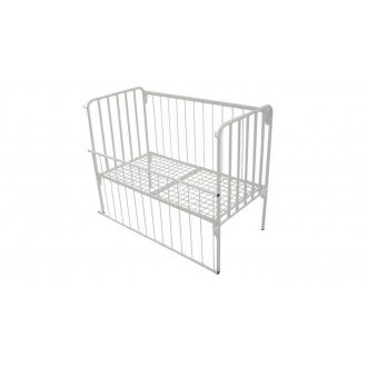 Кровать металлическая детская  (1-5 лет) с регулируемыми по высоте боковыми ограждениями в  Кровать металлическая детская  (1-5 лет) с регулируемыми по высоте боковыми ограждениями в